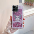 Hello Kitty Cartoon Kawaii Liquid Glitter Phone Cases for iPrelaxhone 14 13 12 11 15 Pro Max X XR Quicksand Sequins Back Cover. 
