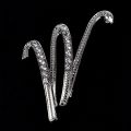 【beauty code store】Creative Unisex Crystal English 26 Letters Design Pins Alphabetical Letter Brooch Gifts. 
