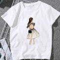 Summer Women T-shirt 2020 Fashion beauty pattern Printing Tshirt Harajuku Leisure Streetwear Female Clothing Tshirt.