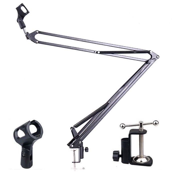 NB-37%20Microphone%20Stand%20Desk%20Adjustable%20Suspension%20Boom%20Scissor%20Arm%20Stand%20For%20Microphones%20With%20Mic%20Windscreen%20-%20Image%203