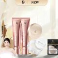 New FV Golden Diamond Shining Flawless Essence Liquid Foundation Concealer Oil Control Moisturizing Long Lasting BB Cream Kit.