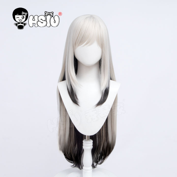 Mudrock%20cosplay%20Wig%20Arknights%20Cosplay%E3%80%8CHSIU%20%E3%80%8DFiber%20synthetic%20wig%20Milky%20white%20gray%20gradient%20black%20brown%20Long%20hair%20game%20Arknights%20-%20Image%203
