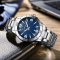 CRRJU 5003 model unique design new luxury fashion stainless steel imported waterproof quartz movement wrist-watche for men. 