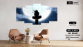 5 Part Wallboard 5Pcs In 1 Set Wall Canvas Art Ready to Hang for Living Room or Bedroom Home Decoration On Wall Canvas Painting Wall Anime Wallboard.