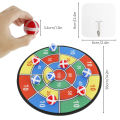 Dart Board Game Dart Board Game Kids Plastic Dartboard Sticky Balls Indoor Outdoor Tossing Games Toys Set Sporting Goods. 