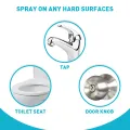 Harpic Toilet Seat Sanitizer Spray, Kills 99.9% Germs on Toilet Seat Covers, Basin Tap and Doorknob in 10 seconds, Citrus Fresh, 90ml. 