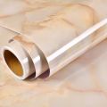 Marble Sticker  2mx60cm Waterproof Modern Kitchen Cabinet Table Countertop Furniture Renovation Wallpaper PVC Self Adhesive Wall Sticker  - ( 6.6 feet x 2 feet ). 