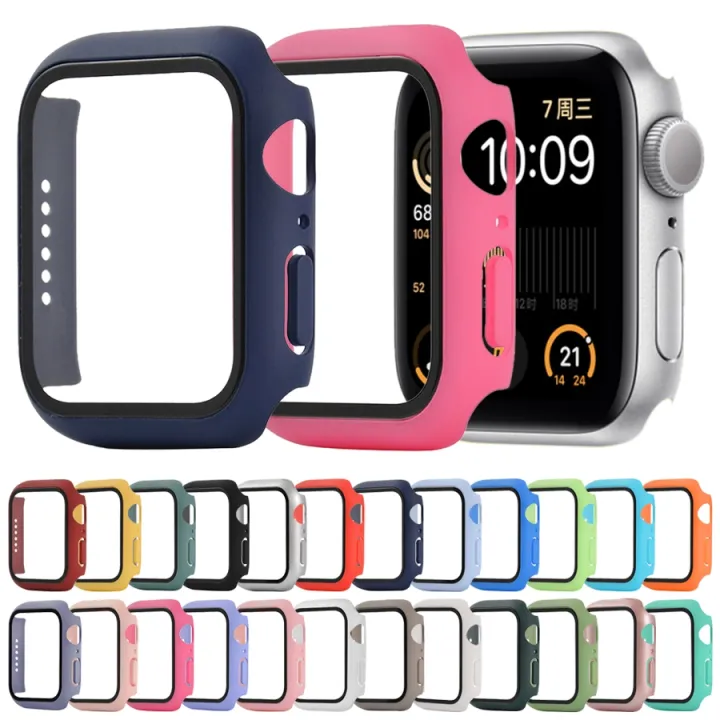 Shockproof%20PC+Tempered%20Glass%20Protective%20Case%20with%20Packed%20Carton%20For%20Apple%20Watch%20Series%206%20&%20SE%20&%205%20&%204%2044mm(Lavender)%20-%20Image%202