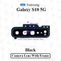 For Samsung Galaxy S10 5G Camera Main Glass Lens With Frame Replacement Part.
