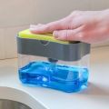 Dishwasher Liquid Soap Dispenser Box - Brush Holder. 