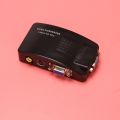 AV to VGA Adapter RCA VGA Converter PC Composite Converter Switch Box.