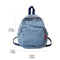 Vintage Denim Backpack School Travel Daypack Shoulder Bags for Teenager Girls.