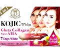 International Kojic White Gluta Collagen Super AHA Soap -160g. 
