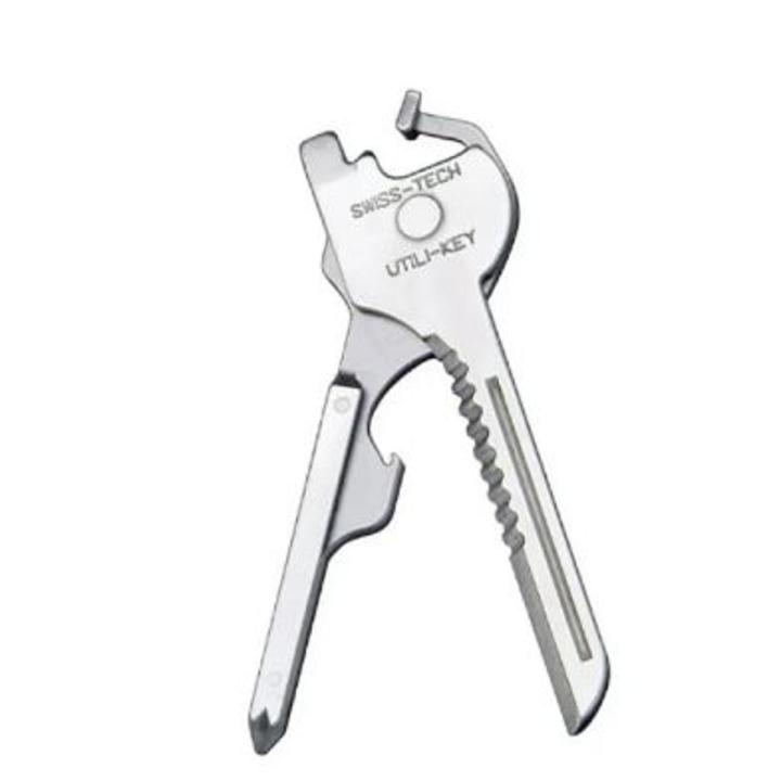 6 in 1 Multipurpose Keychains Pocket Tools Opener key ring chain kit tactical Screwdriver - Key Ring - Key Ring