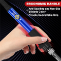 Soldering Iron Kit Soldering Soldering Iron Kit Adjustable Temperature Solder Iron 60W With 5 Iron Tips US Plug. 