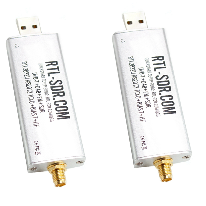 NANLIY 2X RTL SDR V3 R820T2 RTL2832U 1PPM TCXO SMA RTLSDR Communication ...