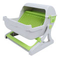 Semi Automatic Cat Litter Box Self Cleaning Cat Litter Box Easy Assembly for Indoor Cats. 