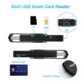 Rocketek Cr310 Usb 2.0 Tax Declaration Ic Smart External Card Reader Tf Sim Memory Card Reader Adapter For Computer. 