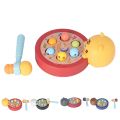 Kids Whack A Mole Game Toy Kids Pounding Toy Color Cognition Interactive with Hammer for over 3 Years Old. 