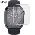 For Apple Watch Series 8 45mm 2pcs imak Curved Full Screen Hydrogel Film Protector.