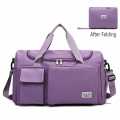 Travel Duffel Bag for Women Men, Sports Gym Bag with Shoes Compartment, Waterproof Travel Bag Overnight Bag with Dry Wet Separated Pocket, Carry Luggage Bag for Weekender, Sports, Gym, Travel.