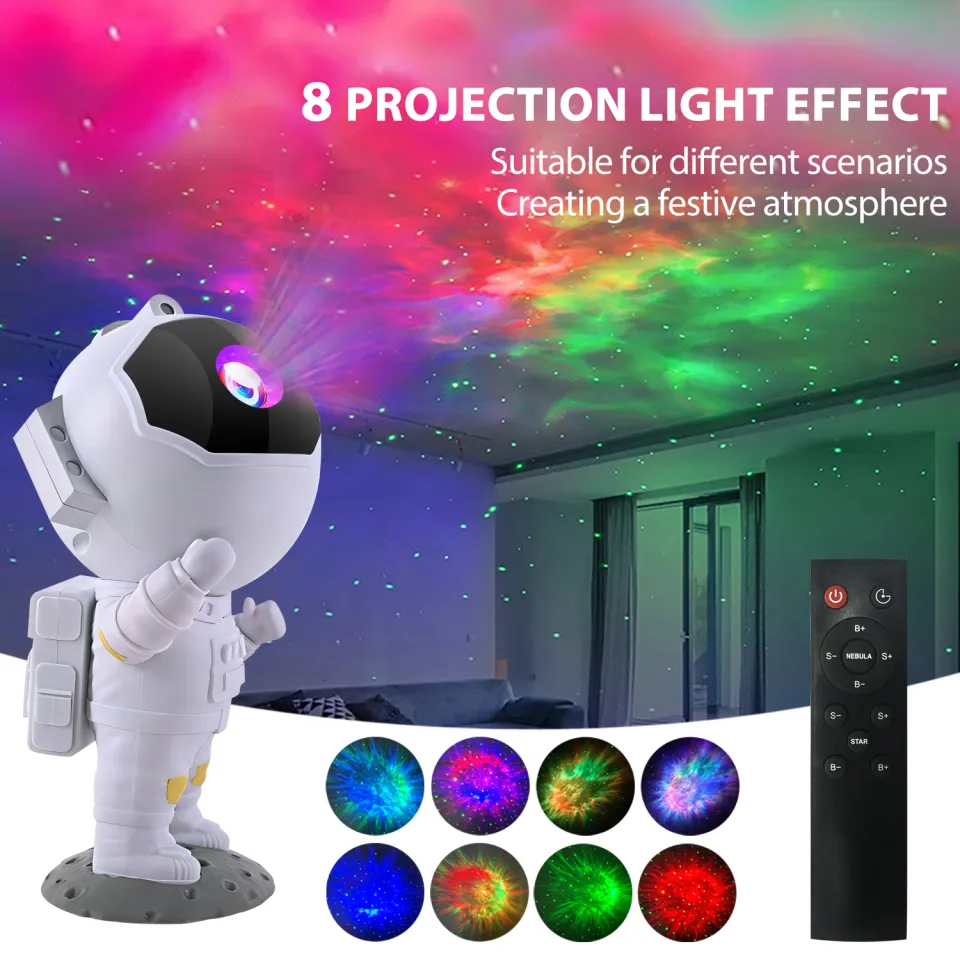 Astronaut Galaxy Projector, Multiple Modes Galaxy Night Light with Remote Control