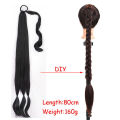 Wig Ponytail Female Winding Hair Extension Horse Tail Synthetic False Braids Boxing Horse Tail Spot Foreign Trade New Product.