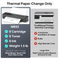Phomemo M832 Portable Printer A4 BT Printer for Travel 300Dpi Wireless Inkless Thermal Printer Use in iOS Android Phone Laptop. 