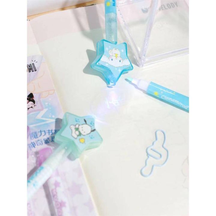 2024%20Sanrio%20Mymelody%20Kuromi%20Cinnamoroll%20Pochacco%20Invisible%20Pen%20With%20UV%20Light%20School%20Student%20Stationery%20Elementary%20Supplies%20Secret%20Writing%20Notebook%20Diary%20Pens%20Supply%20birthday%20gift%20-%20Image%205