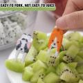 Decor Creative For Kids Children Tableware Food Pick Stick Dessert Fork Fruit S4U4. 