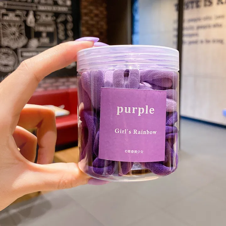 Canned%20simple%20hair%20band%20high%20elastic%20ponytail%20rubber%20band%20hair%20thickened%20hair%20rope%20women's%20summer%20hair%20tied%20Korean%20style%20headband%20-%20Image%208