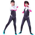 Gwen Spiderman Bodysuits for Kids Children's Holiday jumpsuit Miss Halloween Cosplay Costumes. 