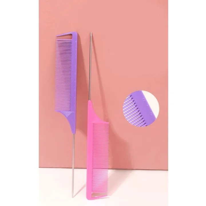 3Pcs%20Slick%20Back%20Hair%20Brush%20Set%20Bristle%20Hair%20Brush%20Brush%20Teasing%20Comb%20for%20Women%20Baby%20Kids%20Black%20Hair%20-%20Image%202