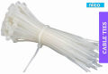 Cable Ties 4 Inch 3 X 150 mm White Color Durable Nylon Self-Locking Electric Zip Tie-100 PCS Packet.