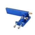 2X RC Boat Aluminium Alloy Brand 75mm Metal Suction Water Rudder for Remote Control RC Boats CNC Parts Blue.
