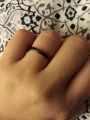 Black Steel Finger Ring- Fashionable Man's Finger Ring.