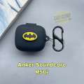 Anker Soundcore R50i Batman Edition Only Cover Premium Artificial Carrying Cover Shockproof Earbuds Protective Cover Box For Buds Soft Silicone Bluetooth Headphone Cover - Apple Airpods Pro.