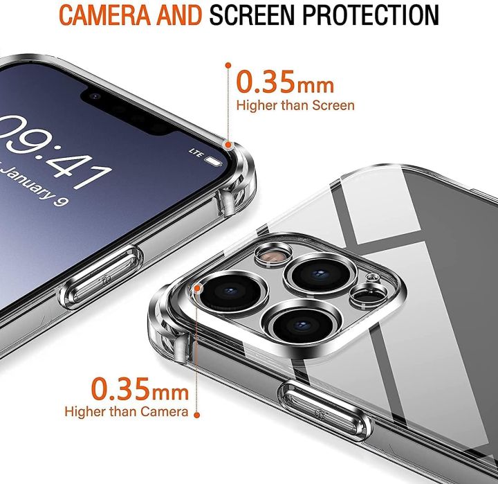 iPhone%2014%20Pro%20Max%20Flexible%20Clear%20Transparent%20Soft%20TPU%20Back%20Case%20Cover%20With%20Bumper%20-%20Image%203