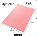4 Pcs Washable Fridge Mat Refrigerator Pads Waterproof Fridge Mats Drawer Matt fridge mate set.