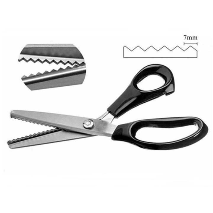 Stainless%20Steel%20Pinking%20Shears%20Precision%20Cutting%20Professional%20Sharpened%20Dressmaking%20Ergonomic%20Handle%20Heavy-Duty%20Tailor%20Shears%20-%20Image%209