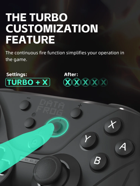 Data%20Frog%20Wireless%20Controller%20For%20Nintendo%20Switch/Lite/OLED%20Switch%20Pro%20Joystick%20with%20NFC%20Turbo%20vibration%20adjustment%20Gamepad%20-%20Image%206