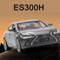 1/35 Lexus ES300h Alloy Diecast Car Model Toy with Sound Light Pull Back Simulation Toy Car Model for Children's Collection Gift. 