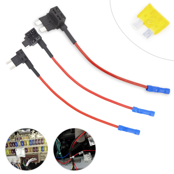 Fuse Holder Add-A-Circuit Fuse Tap Adapter Standard/mini/low Profile Mini Fuse 3 Types Atc Atm Aps For Auto Car Truck Boat