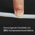 Self Adhesive Foam Tape Door 6mm Wide x 3mm Thick 3 Pcs Each White.