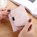 【Wweirdoo】2022 Women Short Matte Coin Purse Girls Money Bag Hasp Fashion Small Card Holder W099 wallet. 