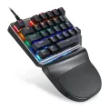 Motospeed K27 Gaming Mechanical Keyboard 27 Key Wired LED Backlight Single Handed Numpad Computer Keypad Red Switch For Laptop. 