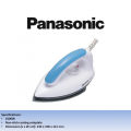 Panasonic Dry Iron NL317 Malaysia Made - White and Blue.