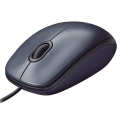 Logitech M90 Wired USB Mouse, 1000 DPI Optical Tracking, Ambidextrous PC / Mac / Laptop - Black - Wireless Mouse. 