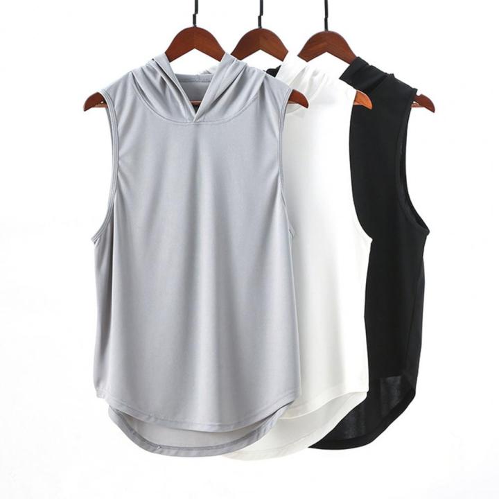 Men%20Gym%20Clothing%20Bodybuilding%20Stringer%20Hoodie%20Men's%20Tanks%20Tops%20Muscle%20Hooded%20Fitness%20Shirt%20Vest%20Solid%20Sleeveless%20Sportswear%20-%20Image%206