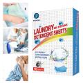 90 Sheets Laundry Detergent Natural Laundry Tablets Home Cleaning Products Supplies Wash Paper Sheets Total Washing Machine. 